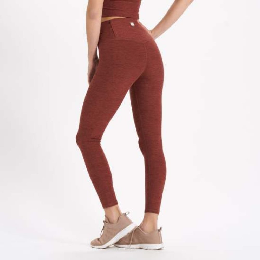Vuori Clean Elevation Leggings, Large, Brick Heather